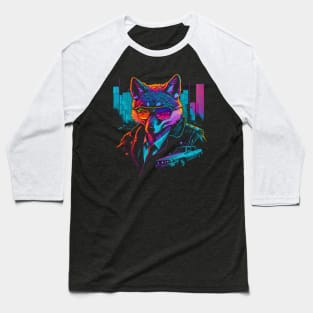 Gangster Neon Art Baseball T-Shirt